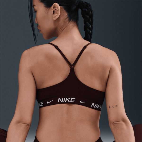 Nike Indy Reggiseno Sportivo - Burgundy Crush/White