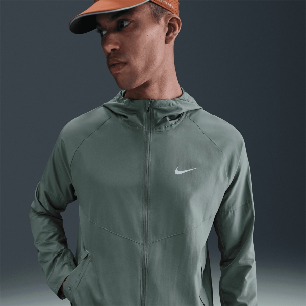 Nike Repel Miler Giacca - Clay Green/Reflective Silver
