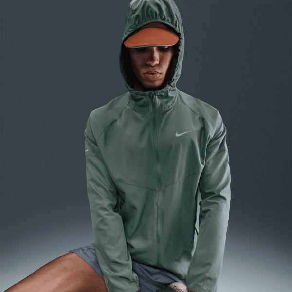 Nike Repel Miler Giacca - Clay Green/Reflective Silver