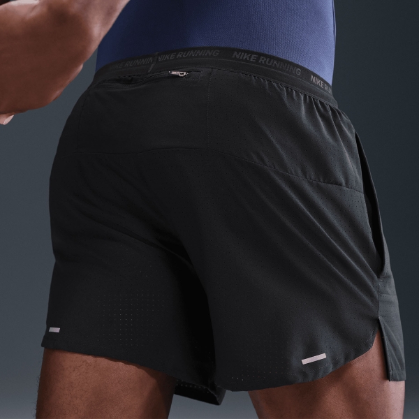 Nike Stride Pro 5in Shorts - Black/Reflective Silver