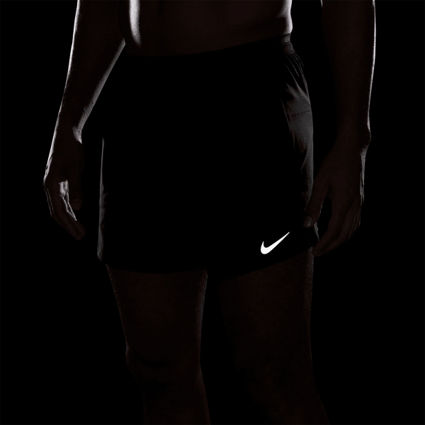 Nike Stride Pro 5in Shorts - Black/Reflective Silver