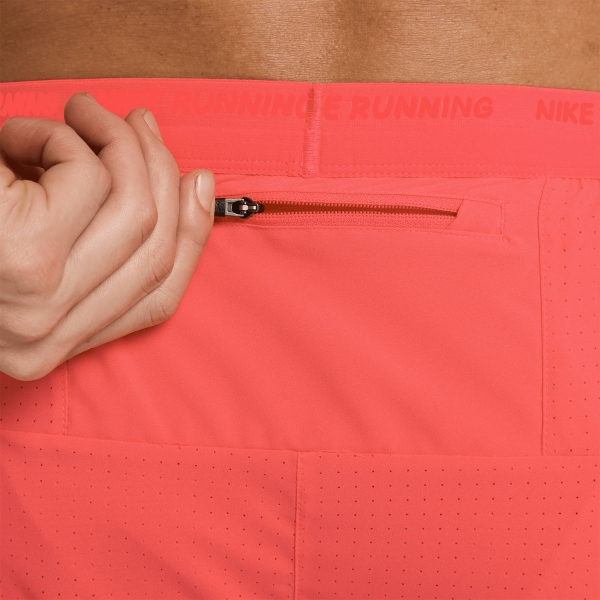 Nike Stride Pro 5in Pantaloncini - Bright Crimson/Reflective Silver