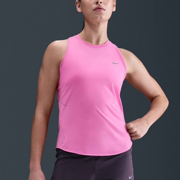 Canotta Running Donna Nike Swift Canotta  Playful Pink/Reflective Silver HQ0620675
