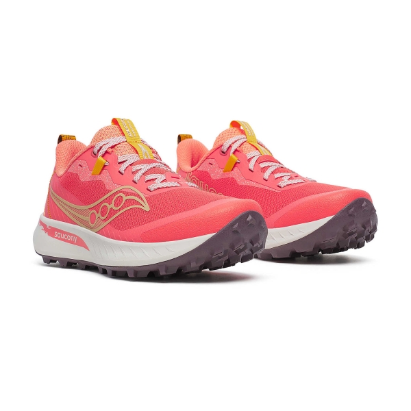 Saucony Peregrine 15 - Coral/Salmon
