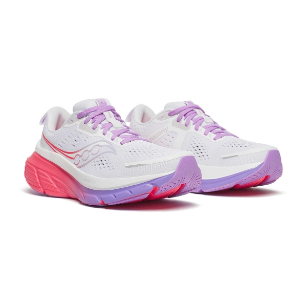 Saucony Guide 18 - White/Crocus