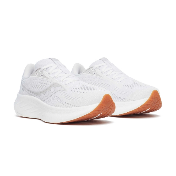 Saucony Ride 18 - White/Gum