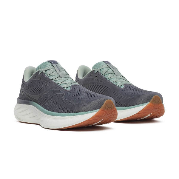Saucony Ride 18 - Carbon/Iceberg
