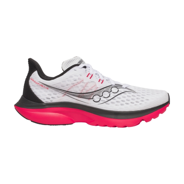 Scarpe Running Performance Uomo Saucony Kinvara 16  White/Red S2102001