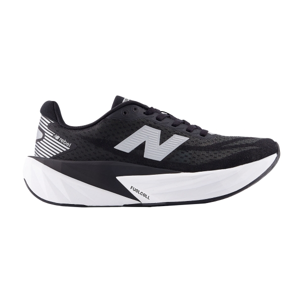 Zapatillas Running Performance Mujer New Balance FuelCell Rebel v5  Black/White/Silver Metallic WFCXLK5