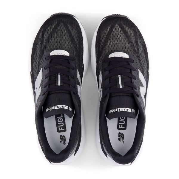 New Balance FuelCell Rebel v5 - Black/White/Silver Metallic
