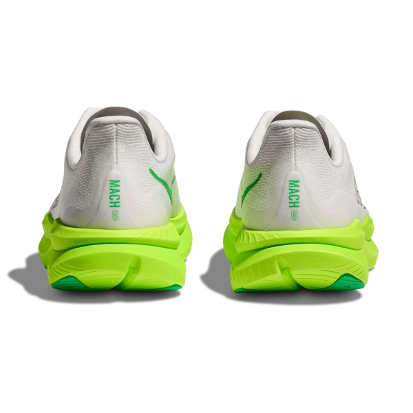 Hoka Mach 6 - White/Neon Lime