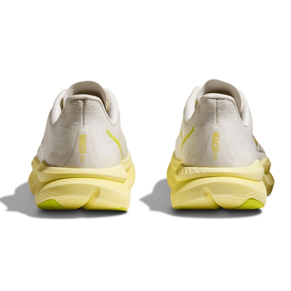 Hoka Mach 6 - White/Neon Citrus