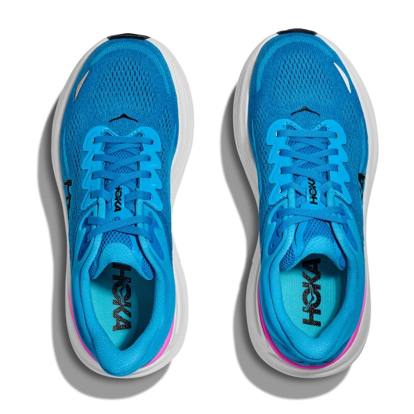 Hoka Bondi 9 - Skyward Blue/Neon Fuchsia