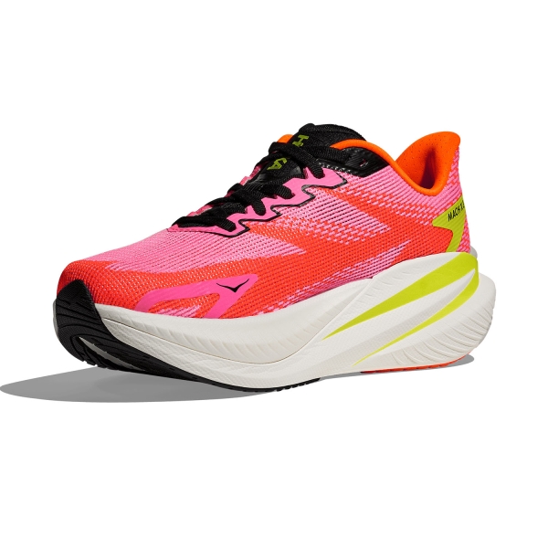 Hoka Mach X 3 - Neon Rose/Neon Tangerine