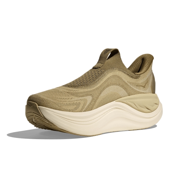 Hoka Skyward Laceless - Grassland/Wild Mushroom
