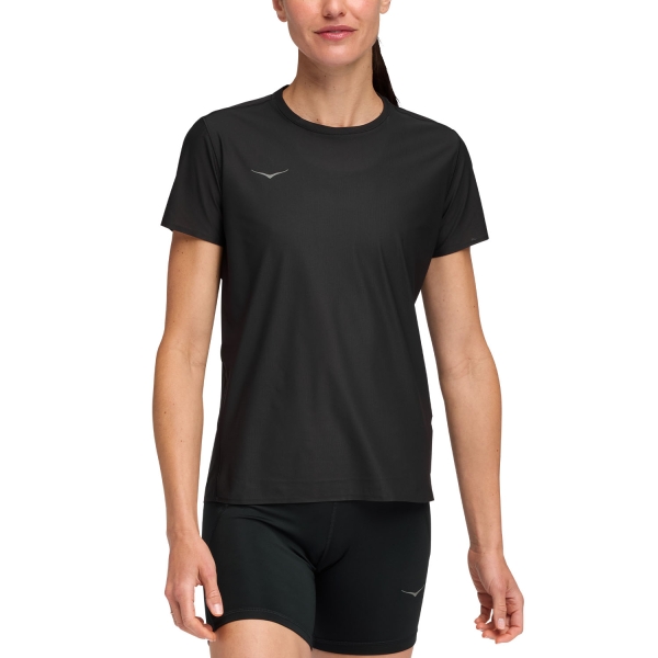 Maglietta Running Donna Hoka Airolite Maglietta  Black 1175774BLK