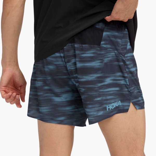 Hoka Glide 5in Pantaloncini - Blue Blurr