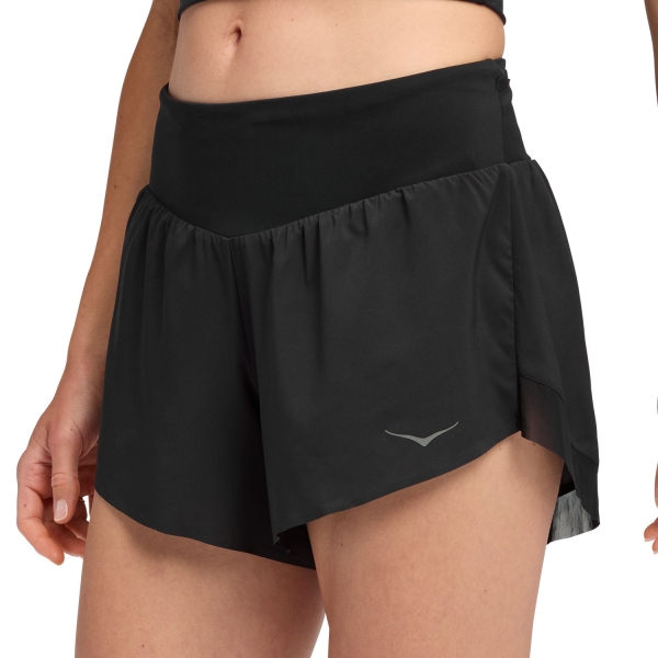 Pantaloncini Running Donna Hoka Glide 4in Pantaloncini  Black 1176974BLK