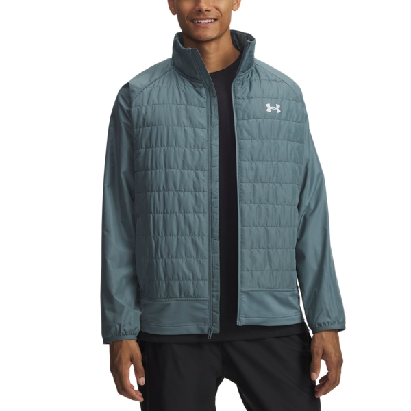 Chaqueta Running Hombre Under Armour Storm Insulate Run Hybrid Chaqueta  Jasper Blue/Reflective 13808680587