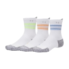 Under Armour ArmourDry Cushion x 3 Calze - White/Blue/Reflective