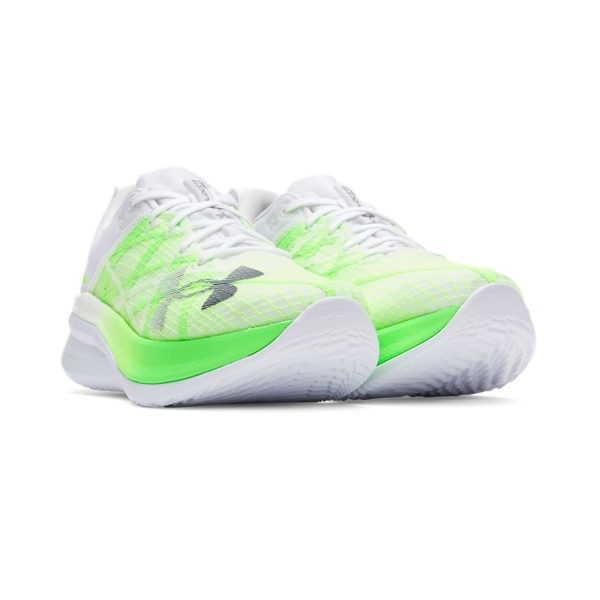 Under Armour Velociti Pro - White/Hyper Green/Metallic Gun Metal