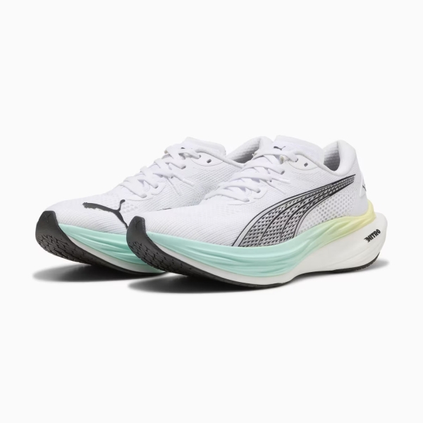 Puma Deviate NITRO 3 - White/Mint Melt