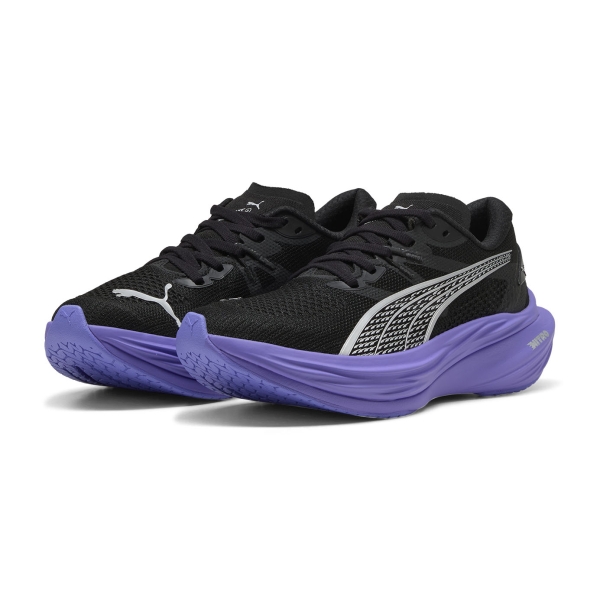 Puma Deviate NITRO 3 - Black/Dark Amethyst