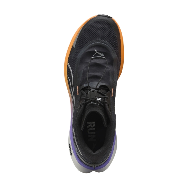 Puma Deviate NITRO 3 WTR+ - Black/Heat Fire