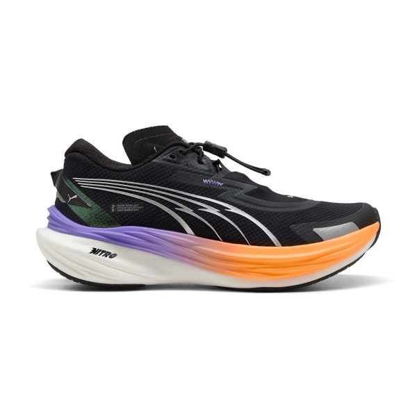 Women's Performance Running Shoes Puma Deviate NITRO 3 WTR+  Black/Dark Amethyst 31008102
