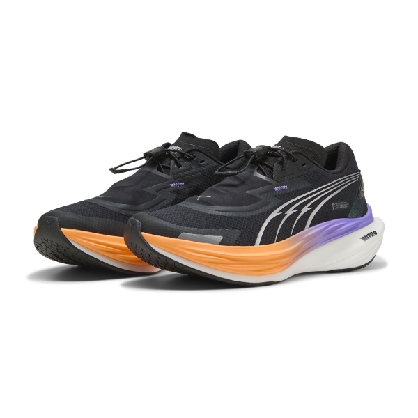 Puma Deviate NITRO 3 WTR+ - Black/Dark Amethyst