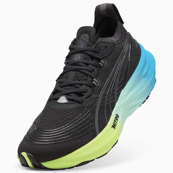 Puma ForeverRun NITRO 2 - Black/Fizzy Light/Speed Blue