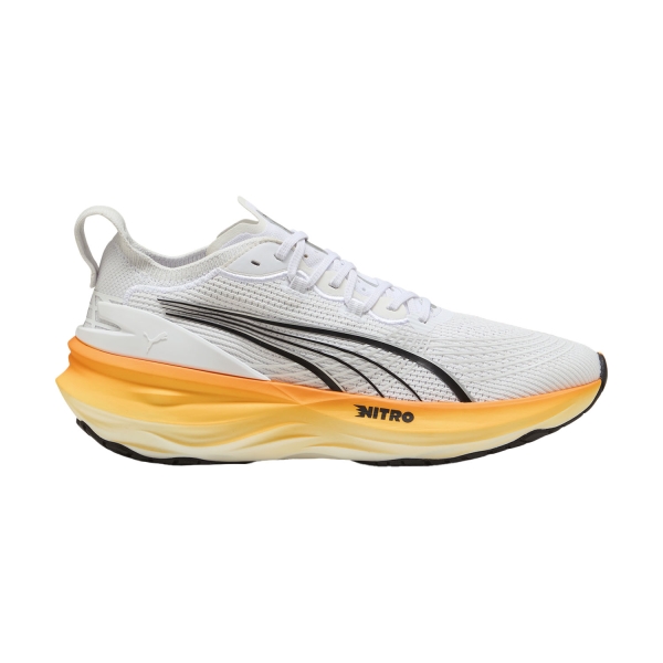 Scarpe Running Stabili Uomo Puma ForeverRun NITRO 2  White/Heat Fire 31010917