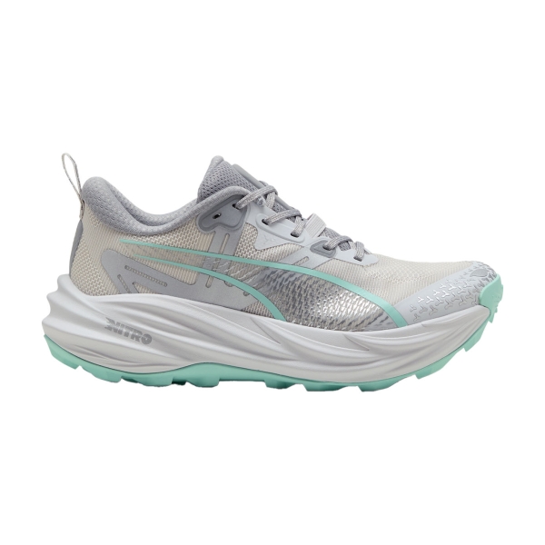 Scarpe Trail Running Donna Puma Voyage Nitro 4  Feath Gray/Mint Melt/Silver 31104203