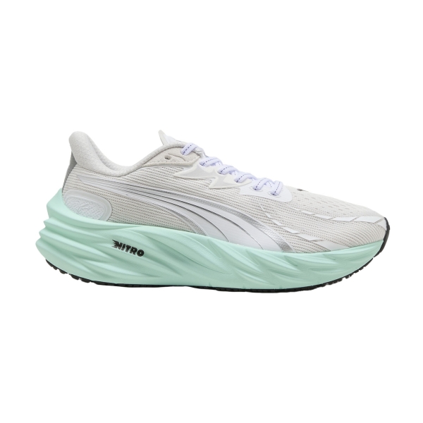Scarpe Running Neutre Donna Puma Velocity NITRO 4  White/Mint Melt 31114105