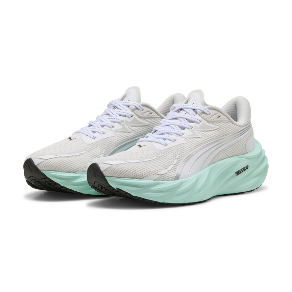 Puma Velocity NITRO 4 - White/Mint Melt
