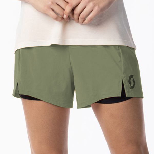 Pantaloncini Trail Running Donna Scott Hybrid Endurance 3.5in Pantaloncini  Hay Green 4143967991