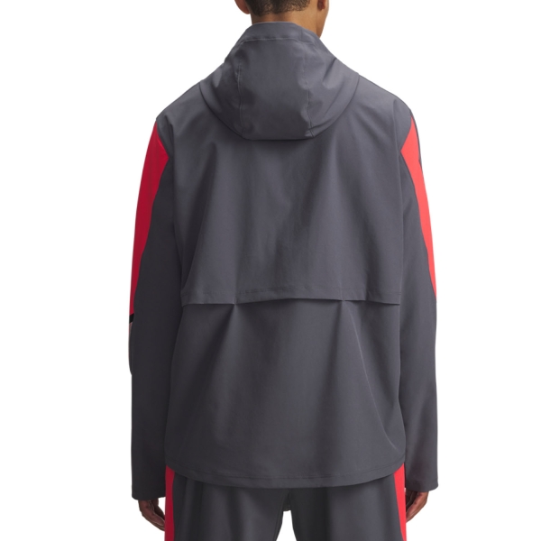 Under Armour Velociti Storm Jacket - Castlerock/Racer Red/Reflective
