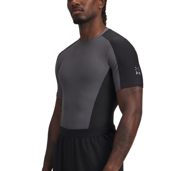 Maglietta Running Uomo Under Armour Halo Bonded Auxetic Maglietta  Castlerock 60078430026