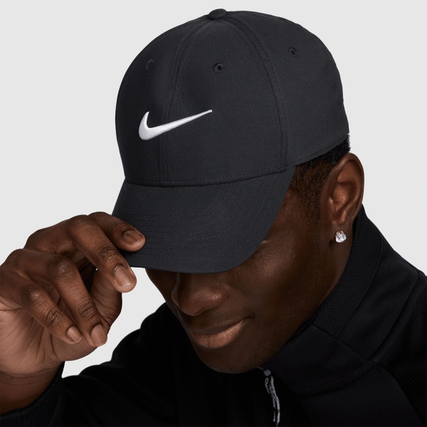 Nike Dri-FIT Club Logo Cappello - Dark Smoke Grey/White