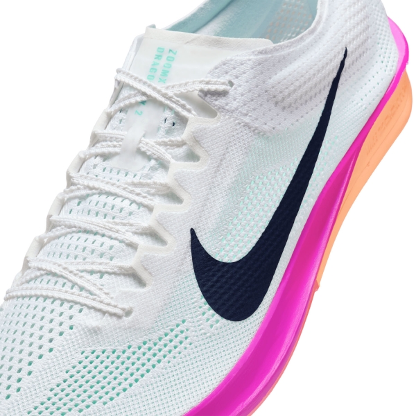 Nike ZoomX Dragonfly 2 - White/Obsidian/Hyper Turquoise/Fire Pink