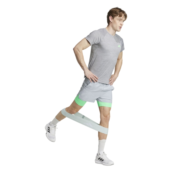 adidas Gym+ Logo Maglietta - Halo Silver
