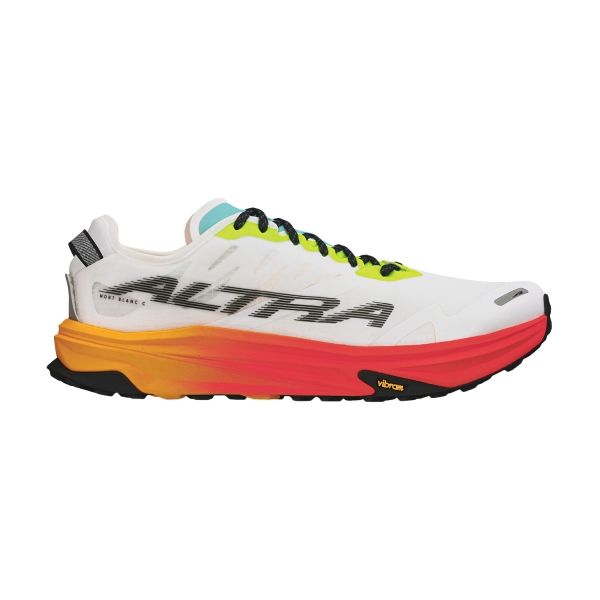 Scarpe Trail Running Uomo Altra Mont Blanc Carbon  White/Orange AL0A82CA108
