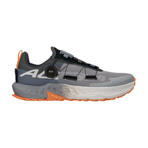 Scarpe Trail Running Uomo Altra Timp 5 BOA  Gray/Orange AL0A85Q9280