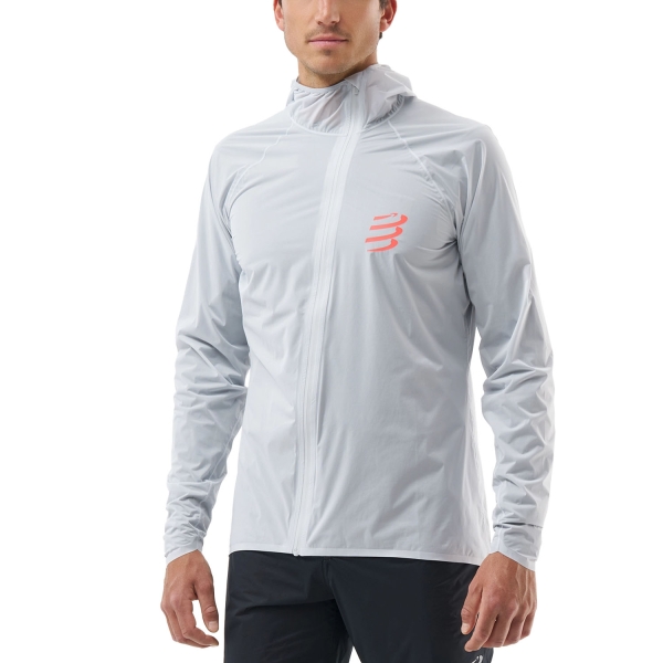 Compressport Hurricane 10k/10k Giacca - Grey Dawn