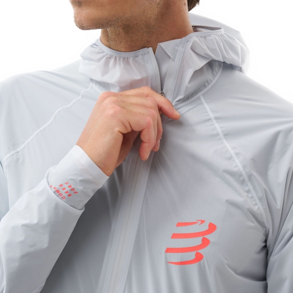Compressport Hurricane 10k/10k Giacca - Grey Dawn