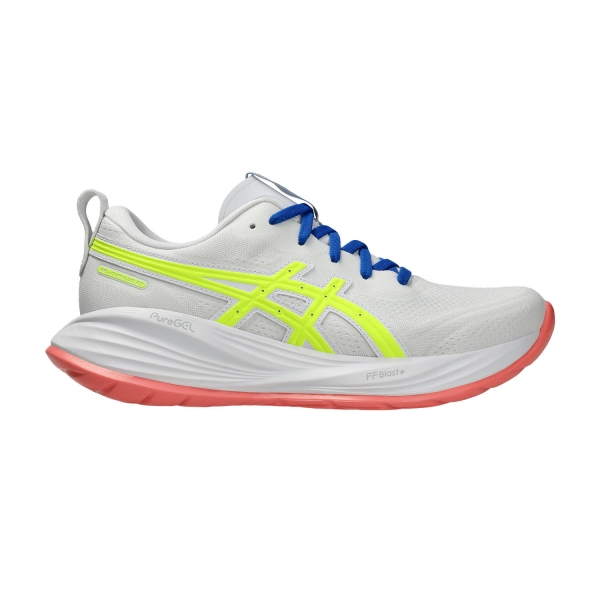 Scarpe Running Neutre Donna Asics Gel Cumulus 27 ATC  White/Safety Yellow 1012B906100