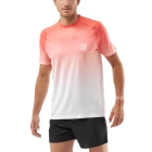 Compressport Performance Logo Maglietta - Fluo Red/White