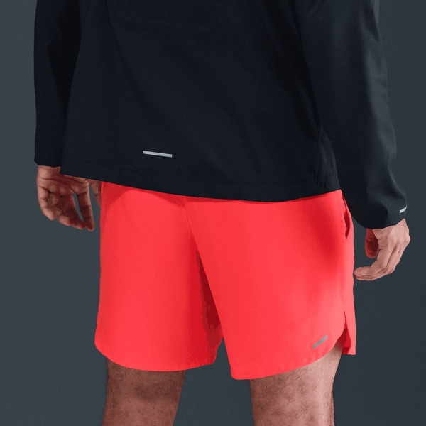Nike Dri-FIT Stride 2 in 1 7in Pantaloncini - Bright Crimson/Reflective Silver
