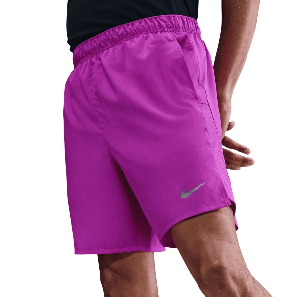 Pantaloncino Running Uomo Nike Challenger Logo 7in Pantaloncini  Vivid Purple/Reflective Silver DV9359551