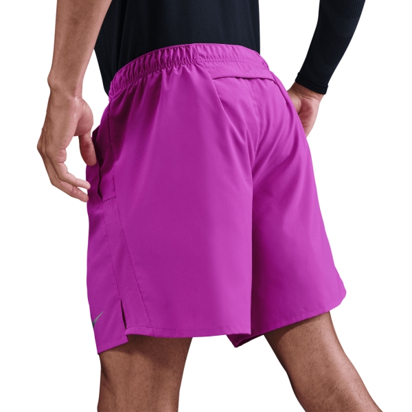 Nike Challenger Logo 7in Shorts - Vivid Purple/Reflective Silver